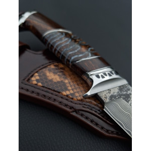 КРИЛАТИЙ ніж ручної роботи майстра Aleksandr Kasinec, сталь CPM® 121 REX ™ в ламінаті, 67 HRC. Photo 3